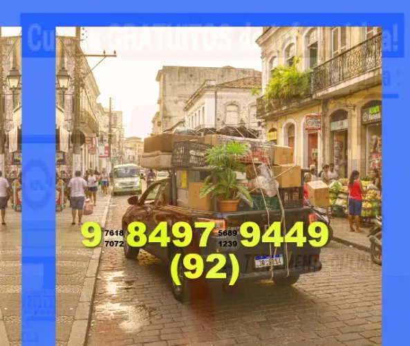 frete no alvorada/redencao/planalto/linda vista/ponta negra/santo agostinho-92.9.8497.9449