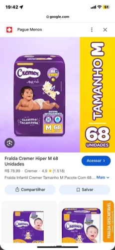 Vendo ou troco essa fralda