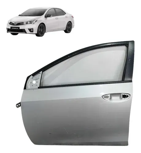 Porta Corolla 2016 A 2019 Dianteira Esquerda  Dianteira Esquerdo Cinza