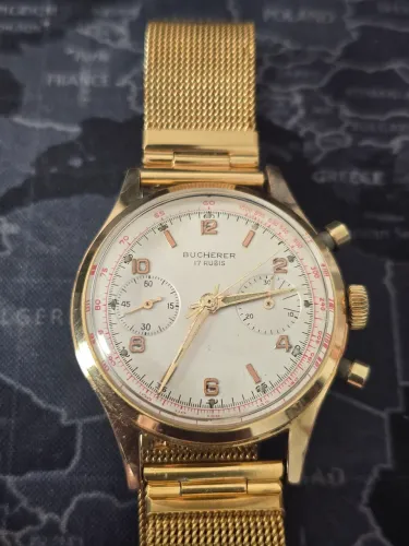 Relógio Bucherer Landeron 248 revisado