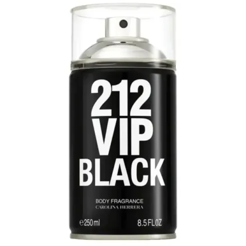 212 VIP Black Body Spray Masculino Carolina Herrera 250 ml 