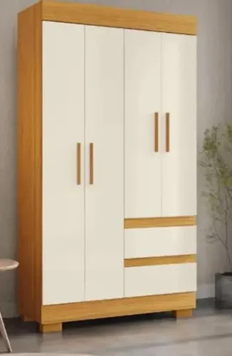 Guarda-roupa ACP Maya em MDP 4 Portas 2 Gavetas