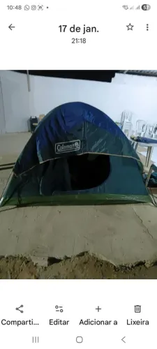 Barraca de acampamento 