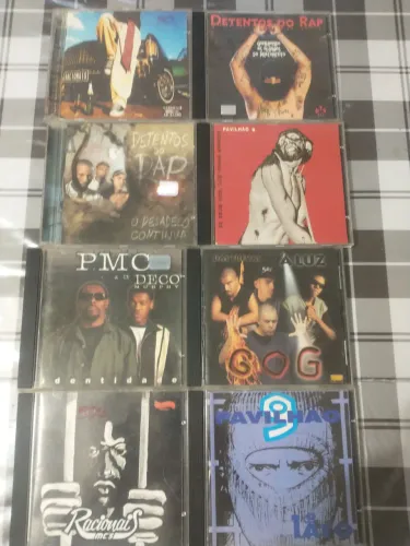 Cds lote rap todos em ótimo Estado 