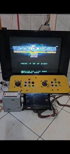 Neo geo mvs fliperama completo + kof 2002