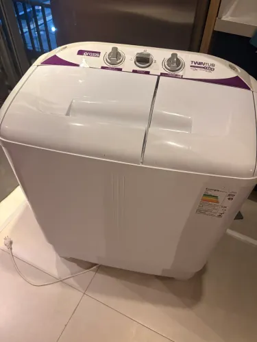 Máquina de Lavar PORTÁTIL Praxis 10Kg Lava 4 Kg e Centrifuga 6 Kg