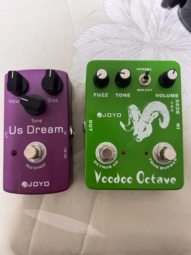 PEDAIS JOYO FUZZ OCTAVE E US DREAM (DISTORÇÃO)