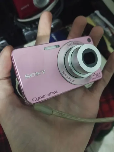 Câmera Cybershot dsc-w350 rosa