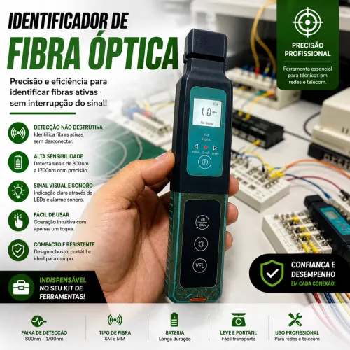Identificador De Fibra Óptica 10mw 270hz 1khz 2khz Vfl