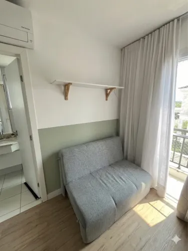 Sofá cama Tok&Stok Cinza