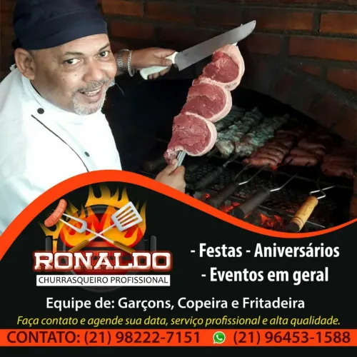 Ronaldo churrasqueiro profissional