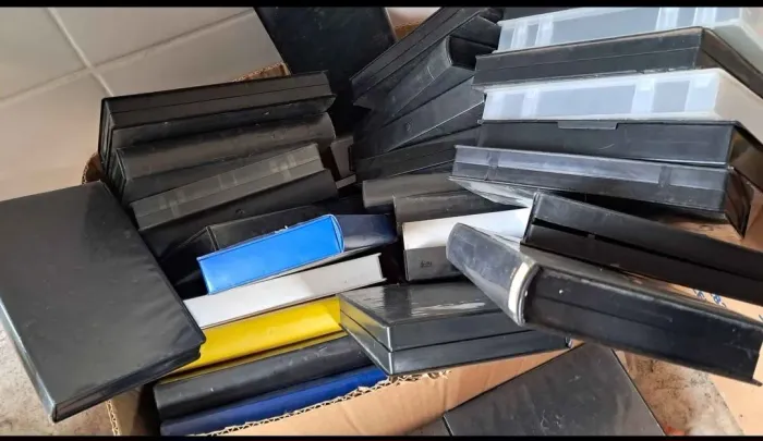 Box vazio para VHS