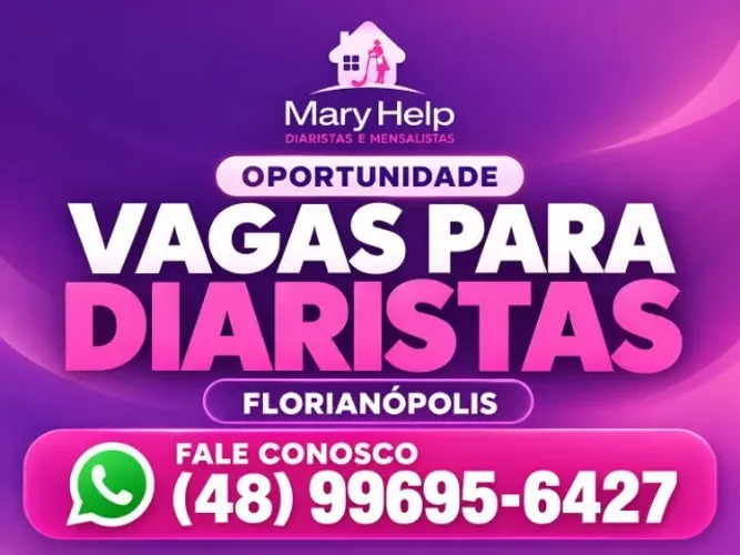 VAGAS FAXINEIRA