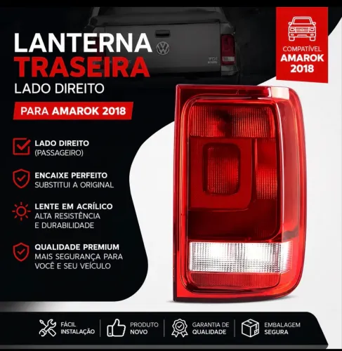 Lanterna direita Amarok 2018