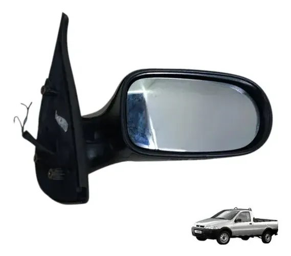 Retrovisor Manual Direito Fiat Strada 2004 2013 4 Portas