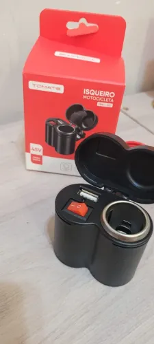 Tomada Usb Para Moto 12v isqueiro TOMATE MNC-001