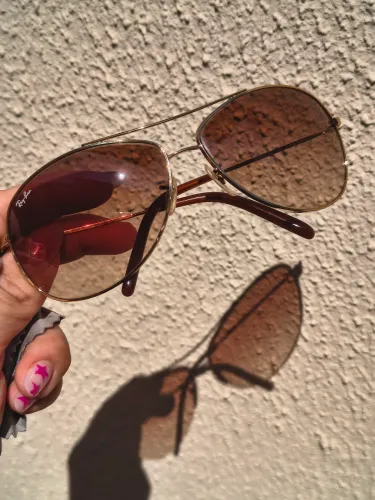 Ray-Ban Aviator Original - Dourado com Lentes Marrons + Estojo
