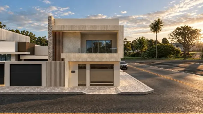 Casa em construção no loteamento Villa Verde, Fortaleza-CE.