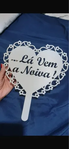 Plaquinha e cesta florista