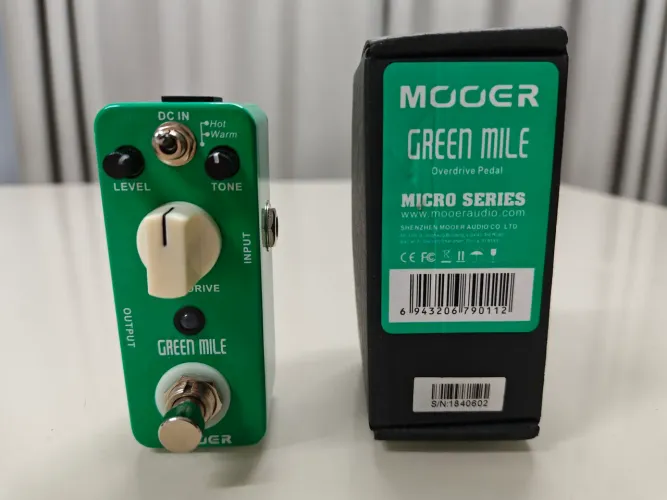 Mini Pedal de Guitarra Mooer Green Mile Overdrive
