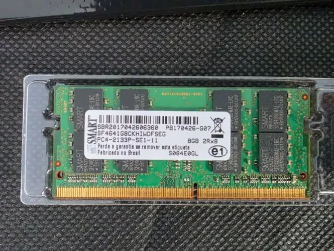 Memória RAM 8GB DDR4 2133MHz Smart Modular para Notebook