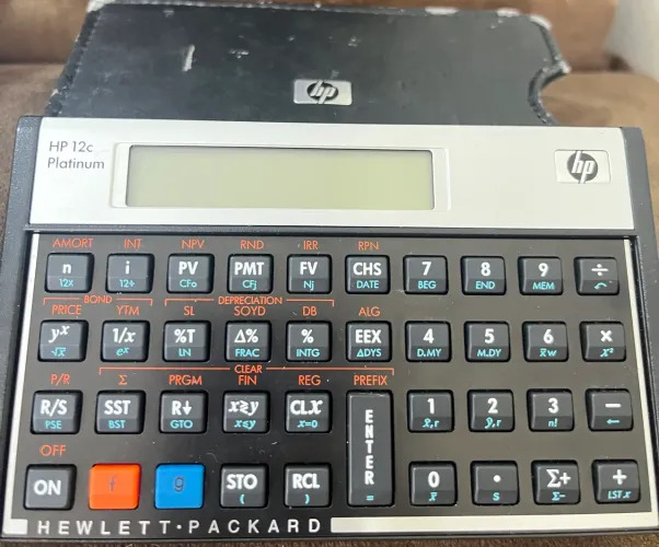 Calculadora científica HP 12c Platinum