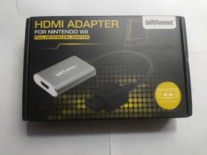 Cabo Adaptador Hdmi Para Nintendo Wii Bitfunx Original