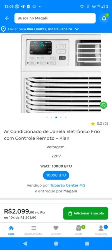 AR CONDICIONADO KIAN 