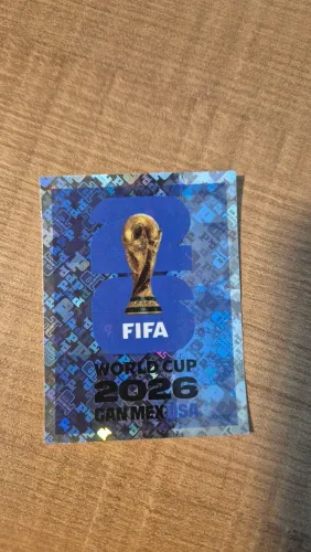 Figurinha brilhante COPA 2026 Panini FWC8 Azul