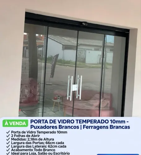 Porta de vidro