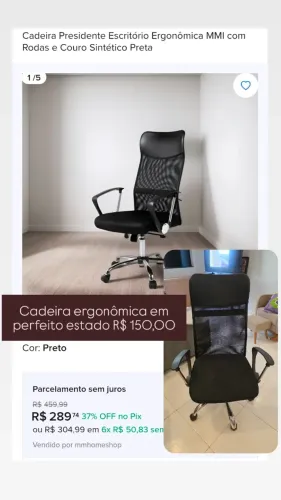 Cadeira confortável 