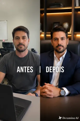 Sessão de Fotos Corporativas com IA