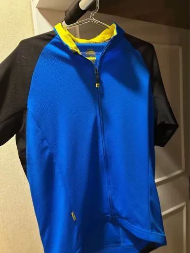 Camisa de Ciclismo Mavic - Tamanho G/L | Azul, Preta e Amarela