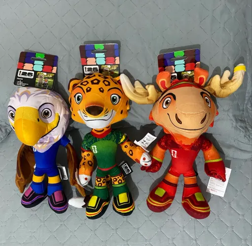 TRIO MASCOTES COPA 2026 