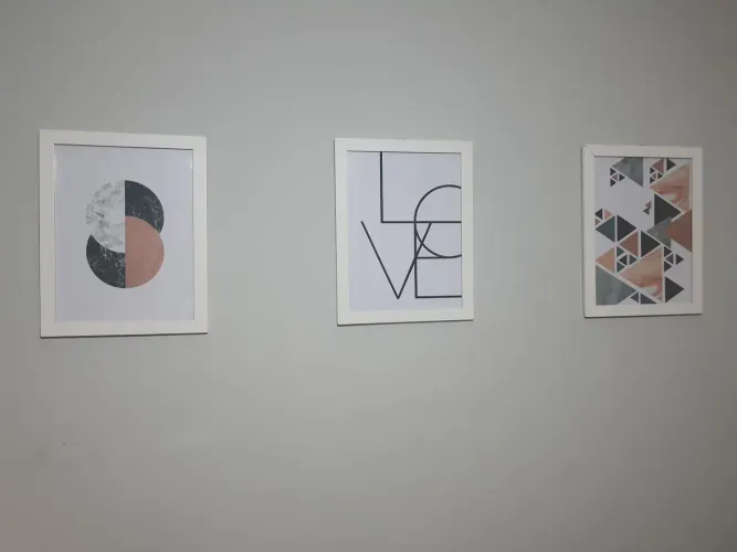 Trio de quadros