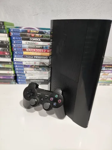 PlayStation 3 Super Slim - Desbloq - Completo