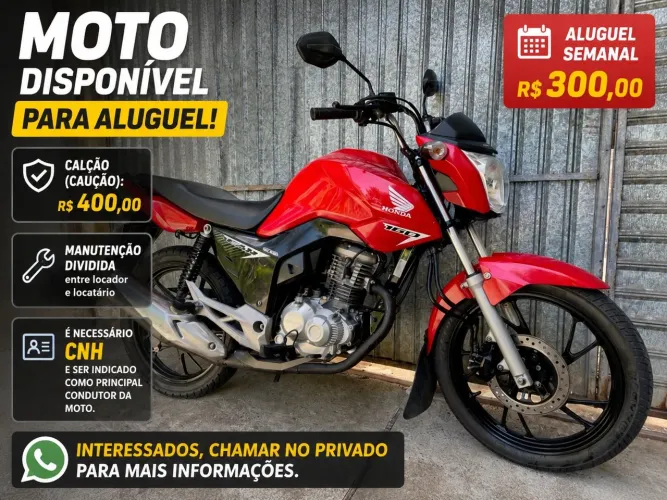 Fan 160 pra aluguel