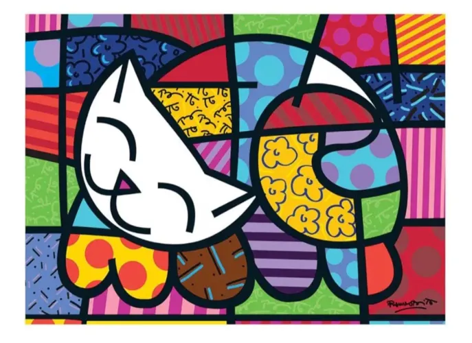 Quebra Cabeças Cat - Romero Britto