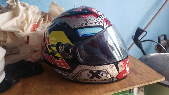 Capacete de carbono de corrida moto gp