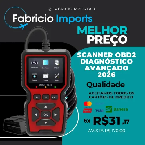 SCANNER OBD2 V519 2026