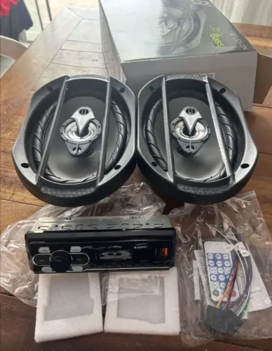 Kit som rádio Bluetooth 2 69 triaxial 200w 
