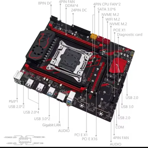 KIT XEON E5 V3 2666 + 16 DE RAM DDR4 2 PENTES DE 8GB DUAL CHANEL