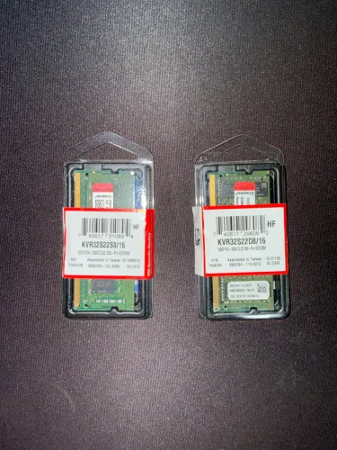 Memória RAM 32gb DDR4 para Notebook (Kingston) (2 pentes de 16gb)