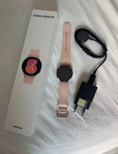 Relógio Digital Smartwatch Galaxy5 Rosa Novo