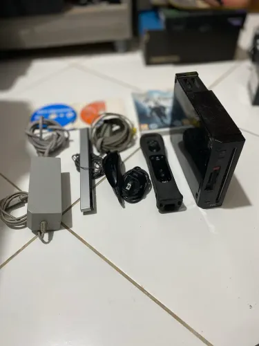NINTENDO WII COMPLETO + JOGOS, CASE, CONTROLE