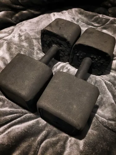 Par de halter 8kg cada lado