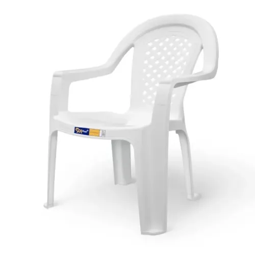 Cadeira Poltrona de plástico Solplast  182kg - Branco