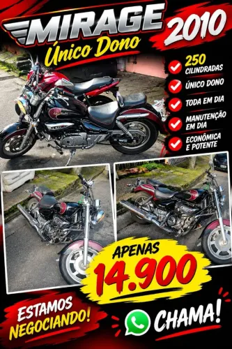 Moto zerada só pegar e andar
