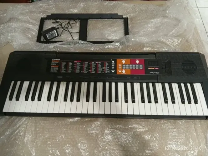 teclado arranjador yamaha psr-f51 preto