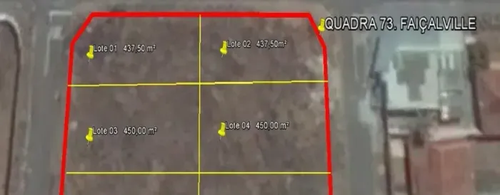 Lote/terreno para venda no setor Faiçalville - Goiânia - GO